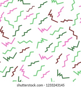 Memphis pattern of geometric shapes modern forbackground and postcards. Hipster poster, juicy, bright color background.