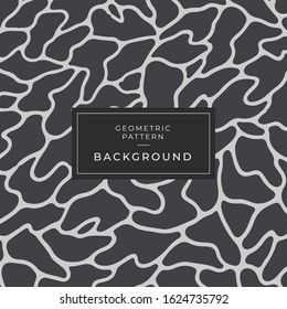 Memphis pattern geometry cloud black and white