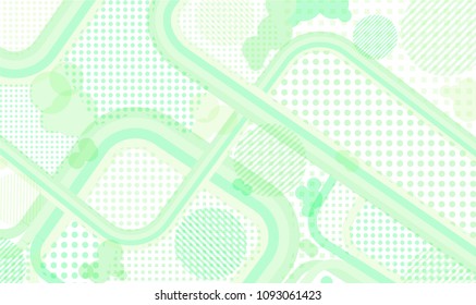 Memphis pattern. Modern pattern with color strips and different elements for paper or print. Retro-Fututristic Background with Color Elements in Disco Style. Vector Texture.