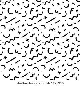 Memphis pattern, memphis seamless background, vector illustrator