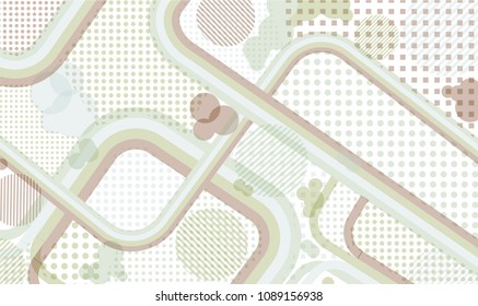 Memphis pattern. Vintage background with color lines and different elements for card or flyer. Retro Pattern with Color Elements for your Design. Vector Texture.