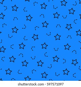 Memphis seamless pattern