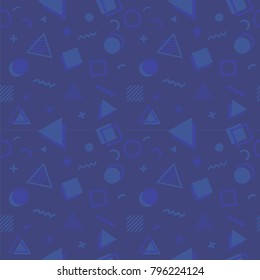 memphis seamless pattern background use for print and fashion