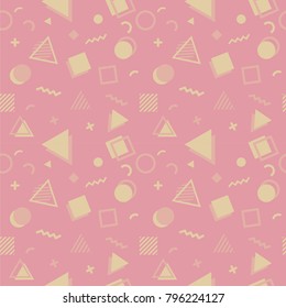 memphis seamless pattern background use for print and fashion