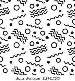 memphis seamless pattern design background design
