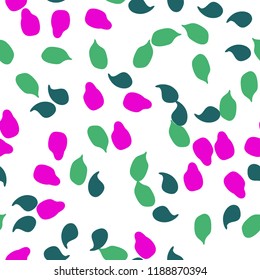 Memphis seamless pattern with drops of paint.