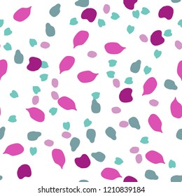 Memphis seamless pattern with drops of paint.