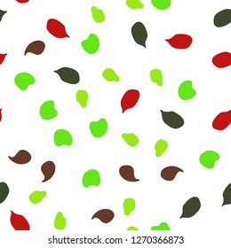 Memphis seamless pattern with drops of paint.