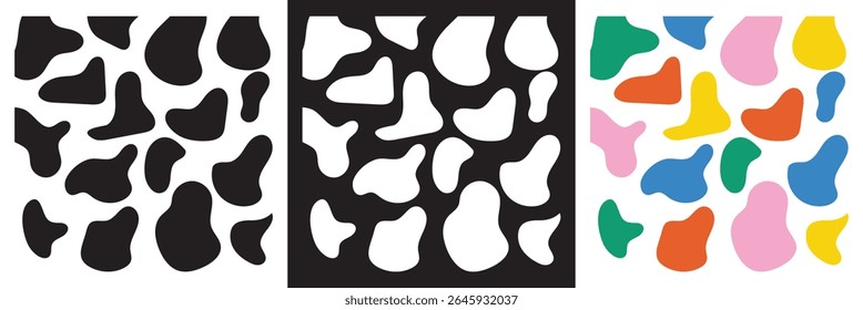 Memphis  seamless pattern. Multicolor abstract background with various shapes. Vector for websites, mobile interfaces, presentations, banner, visual branding etc. Vector illustration. 