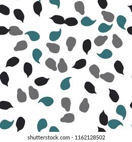 Memphis seamless pattern with paint spots.