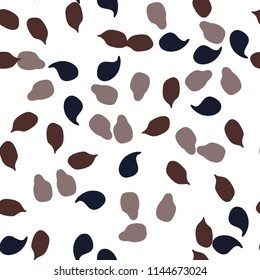 Memphis seamless pattern with paint stones.