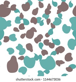 Memphis seamless pattern with paint stones.