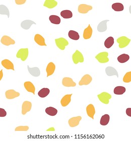 Memphis seamless pattern with paint stones.