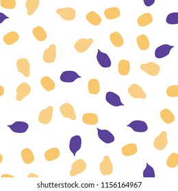 Memphis seamless pattern with paint stones.
