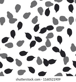 Memphis seamless pattern with paint stones.