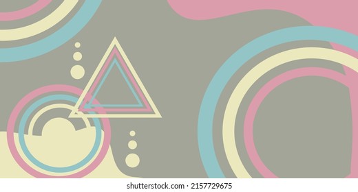 Memphis, conjunto de formas geométricas abstractas. Elementos para los sitios web. Ilustración vectorial con objetos aislados.