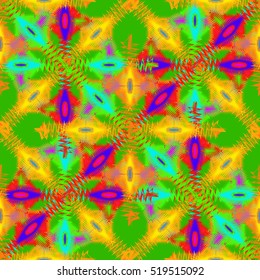 Memphis  style abstract backdrop. Geometric seamless pattern. Repeating decoration print. Seamless primitive geometric background.