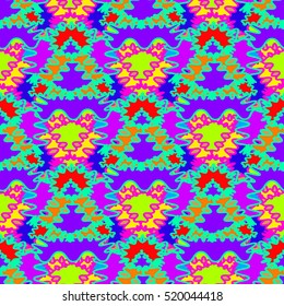 memphis style abstract backdrop. Geometric seamless pattern. Repeating decoration print. Seamless primitive geometric background.