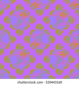 memphis style abstract backdrop. Geometric seamless pattern. Repeating decoration print. Seamless primitive geometric background.