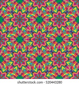 memphis style abstract backdrop. Geometric seamless pattern. Repeating decoration print. Seamless primitive geometric background.