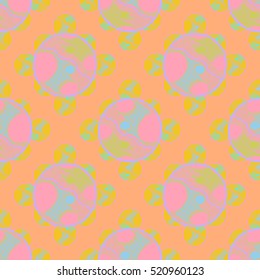 Memphis style abstract backdrop. Geometric seamless pattern. Repeating decoration print. primitive geometric background.
