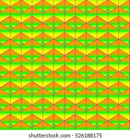 Memphis style abstract backdrop. Geometric seamless pattern. Repeating decoration print. Seamless primitive geometric background.