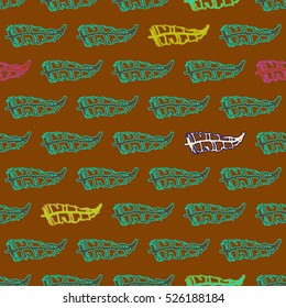 Memphis style abstract backdrop. Geometric seamless pattern. Repeating decoration print. Seamless primitive geometric background.