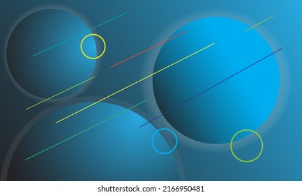 memphis style abstract circle background suitable for business brochure cover design It can be used for banners, banners, posters, flyers, presentations, etc.