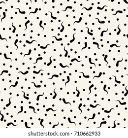 memphis style abstract deco art pattern