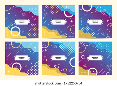 Memphis style , Abstract freeform shape geometric background , Vector and illustration, Template Design for shape banner or poster.