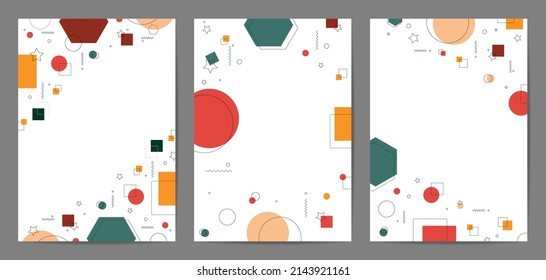 Memphis style , Abstract freeform shape geometric background , Vector and illustration, Template Design for shape banner or poster.