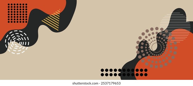 Projeto de fundo estilo Memphis. Fundo abstrato com design de estilo Memphis. Terno para banner, pano de fundo, anúncio, voucher, outdoor e outros