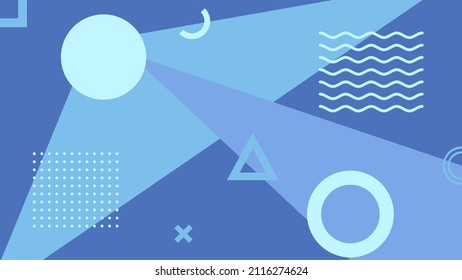 Memphis style background template. Abstract neo memphis geometric patterns. Geo grid square, color modern geometrical background with lines and dotted pattern vector