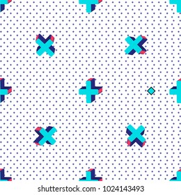 Memphis style card Design Collection of Colorful template