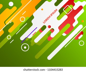 Memphis style cards geometric trendy fashion background design. Memphis shape graphic pattern cover poster template.