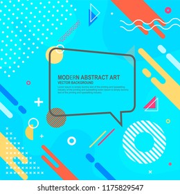 Memphis Style Design Backgrounds. Creative Abstract Geometric Modern Backgrounds.