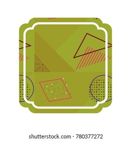Memphis style frame 