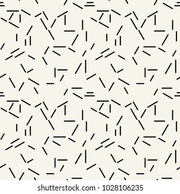 memphis style geometric seamless pattern