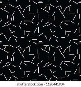 memphis style geometric seamless pattern