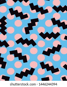 Memphis style pattern from the 90s and 80s.