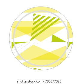 Memphis style seal stamp