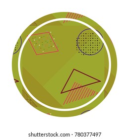 Memphis style seal stamp