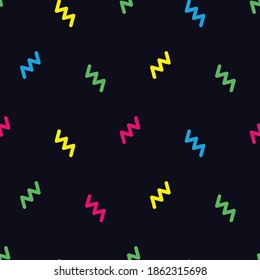Memphis style seamless pattern, Social Highlight Covers and stories page and fabric.