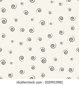 memphis style spiral seamless pattern