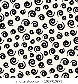 memphis style spiral seamless pattern