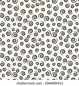 memphis style spiral seamless pattern