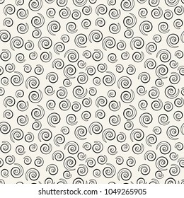 memphis style spiral seamless pattern