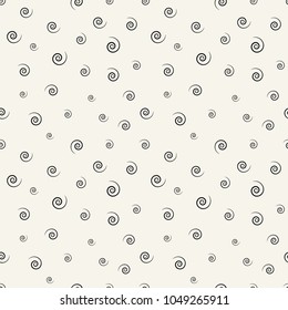 memphis style spiral seamless pattern
