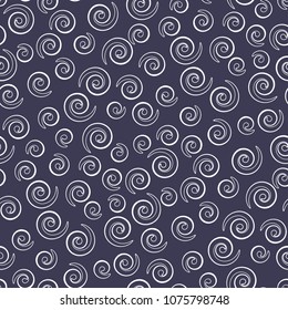 memphis style spiral seamless pattern