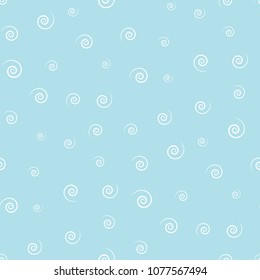 memphis style spiral seamless pattern